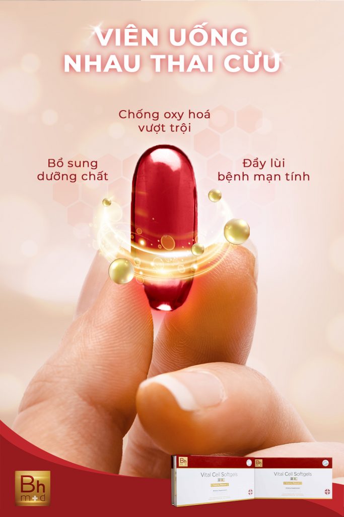 Viên uống nhau thai cừu Vital Cell Softgels Premium Extract