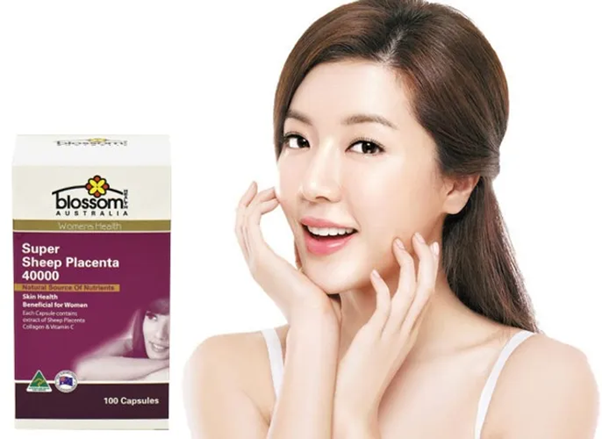 Viên uống Collagen nhau thai cừu Blossom Super Sheep Placenta 40000