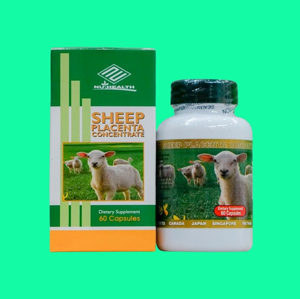 Viên uống Collagen nhau thai cừu Sheep Placenta Concentrate Nu-Health 