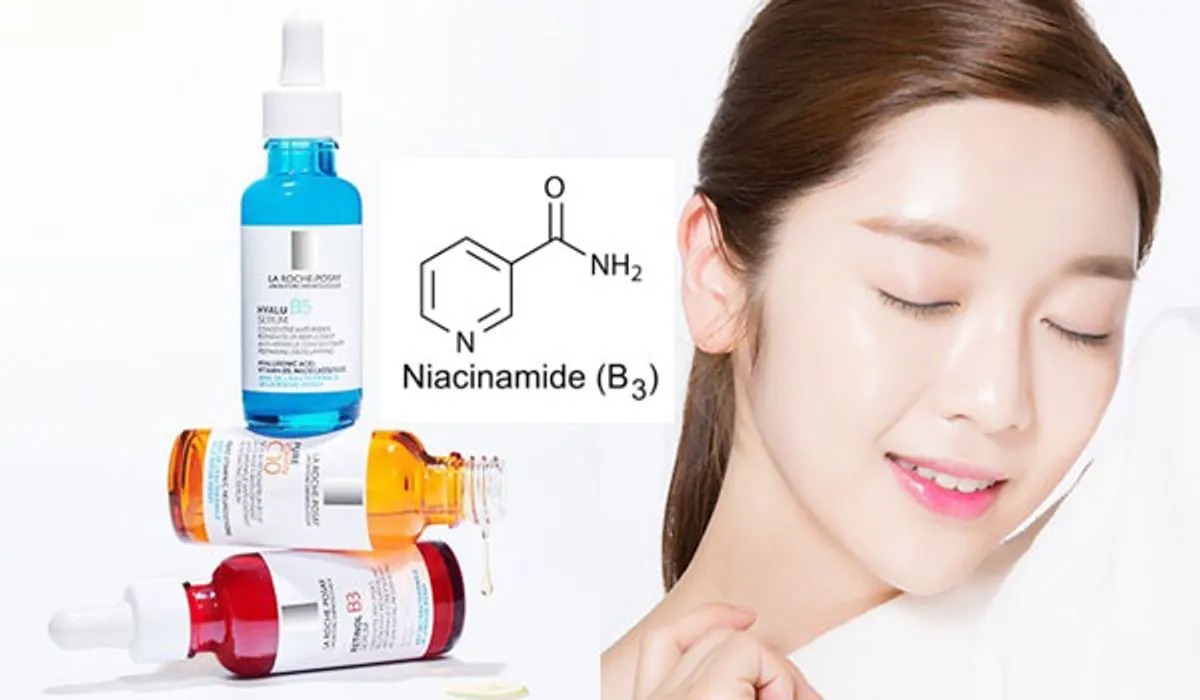 Vitamin B3 có nhiều trong serum, kem dưỡng,...