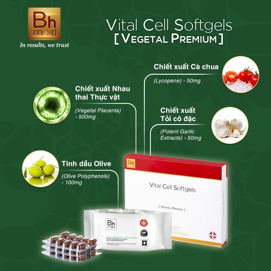 Viên uống noãn thực vật Vital Cell Softgels