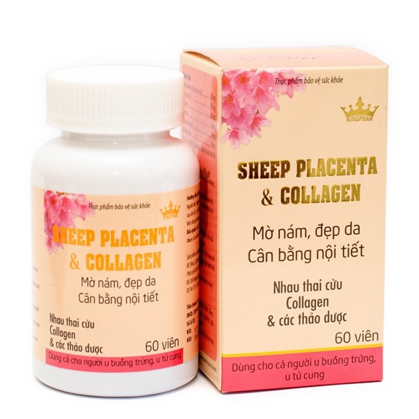 Viên uống nhau thai cừu Sheep Placenta & Collagen Kingphar