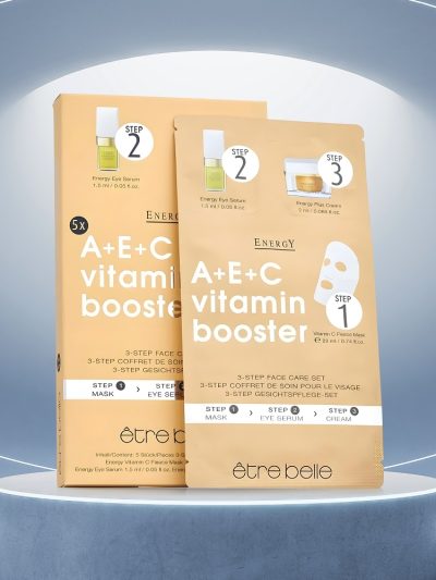 Energy vitamin booster 3-Step Face Care Mask