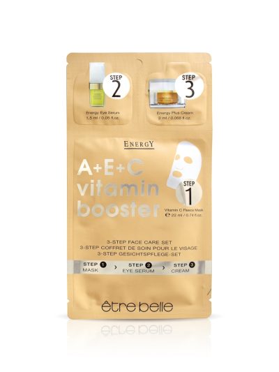 Energy vitamin booster 3-Step Face Care Mask